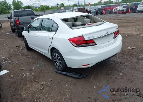 2013 Honda Civic Lx z USA, uszkodzony, nr VIN 2HGFB2F52DH545087